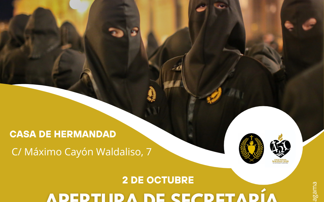 Apertura de Secretaría.