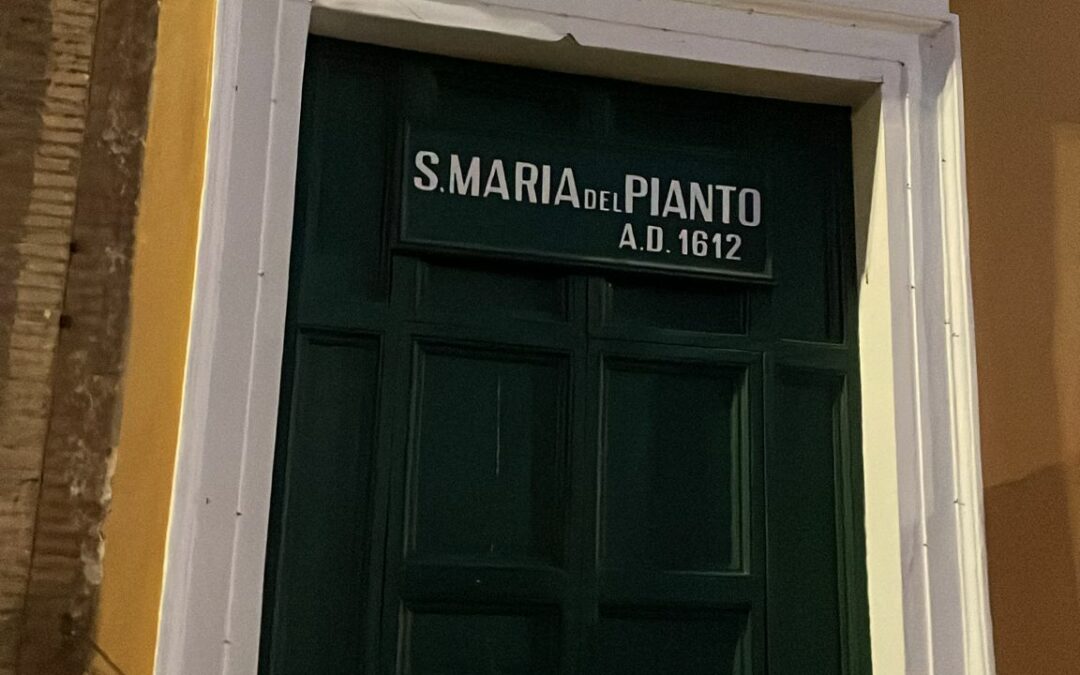 Eucaristía en la Iglesia de Santa María del Pianto (Roma)