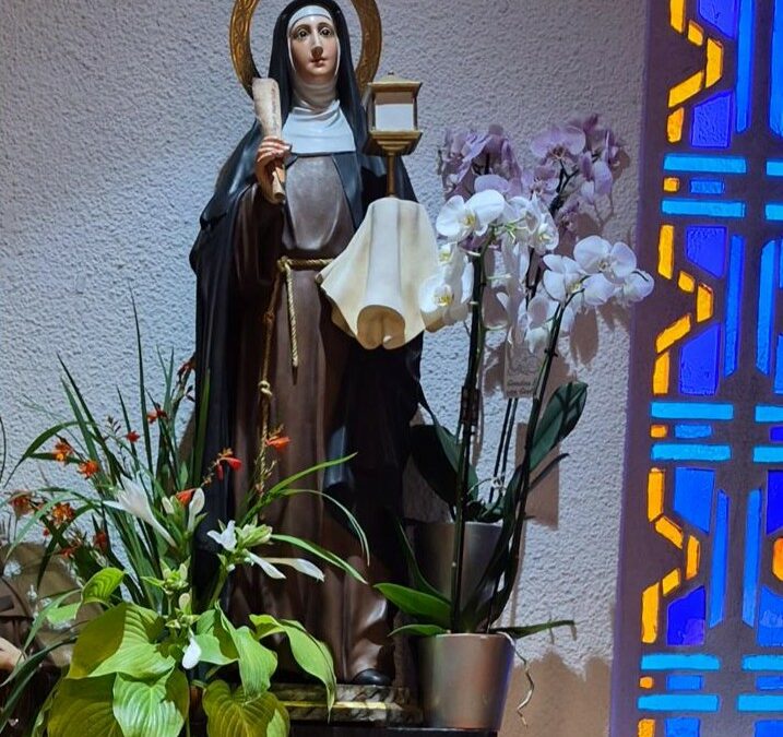 Ofrenda Floral a las Hermanas Clarisas